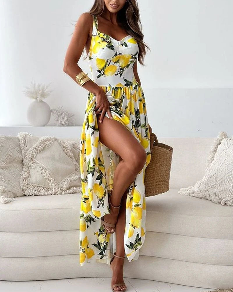 Lemon Maxi Dress
