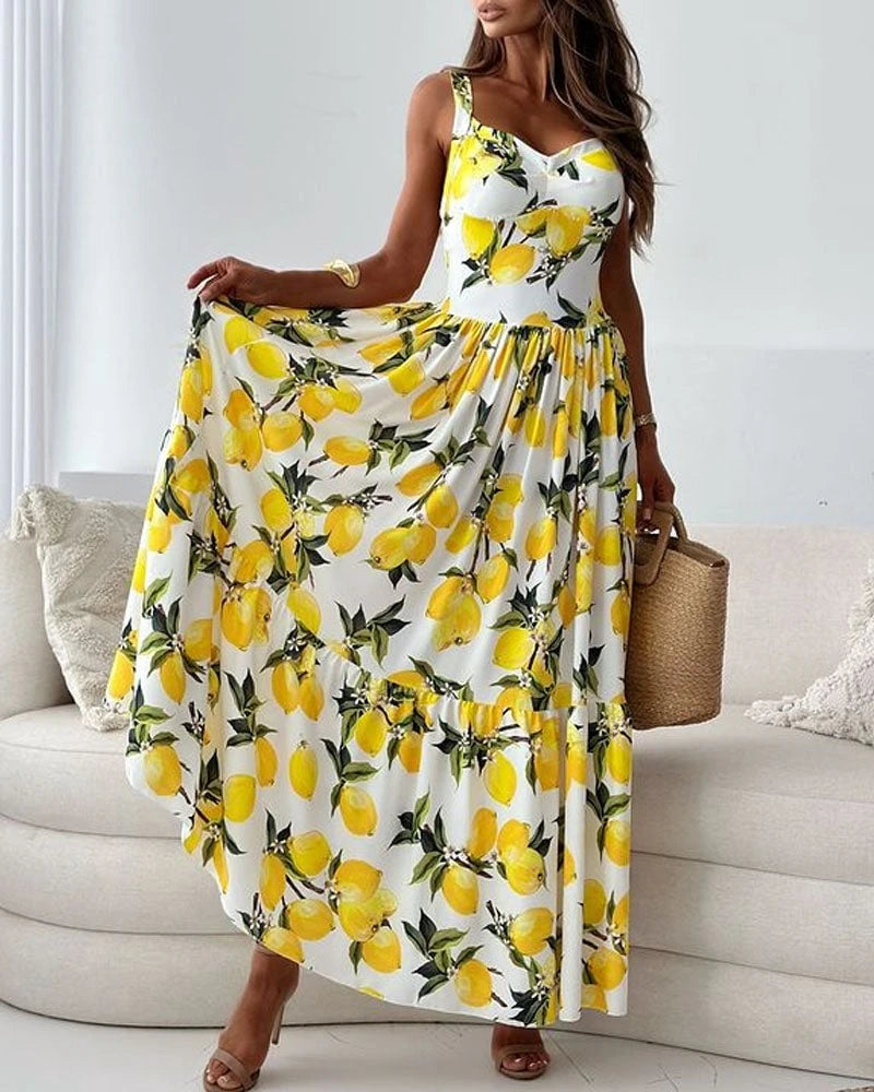 Lemon Maxi Dress