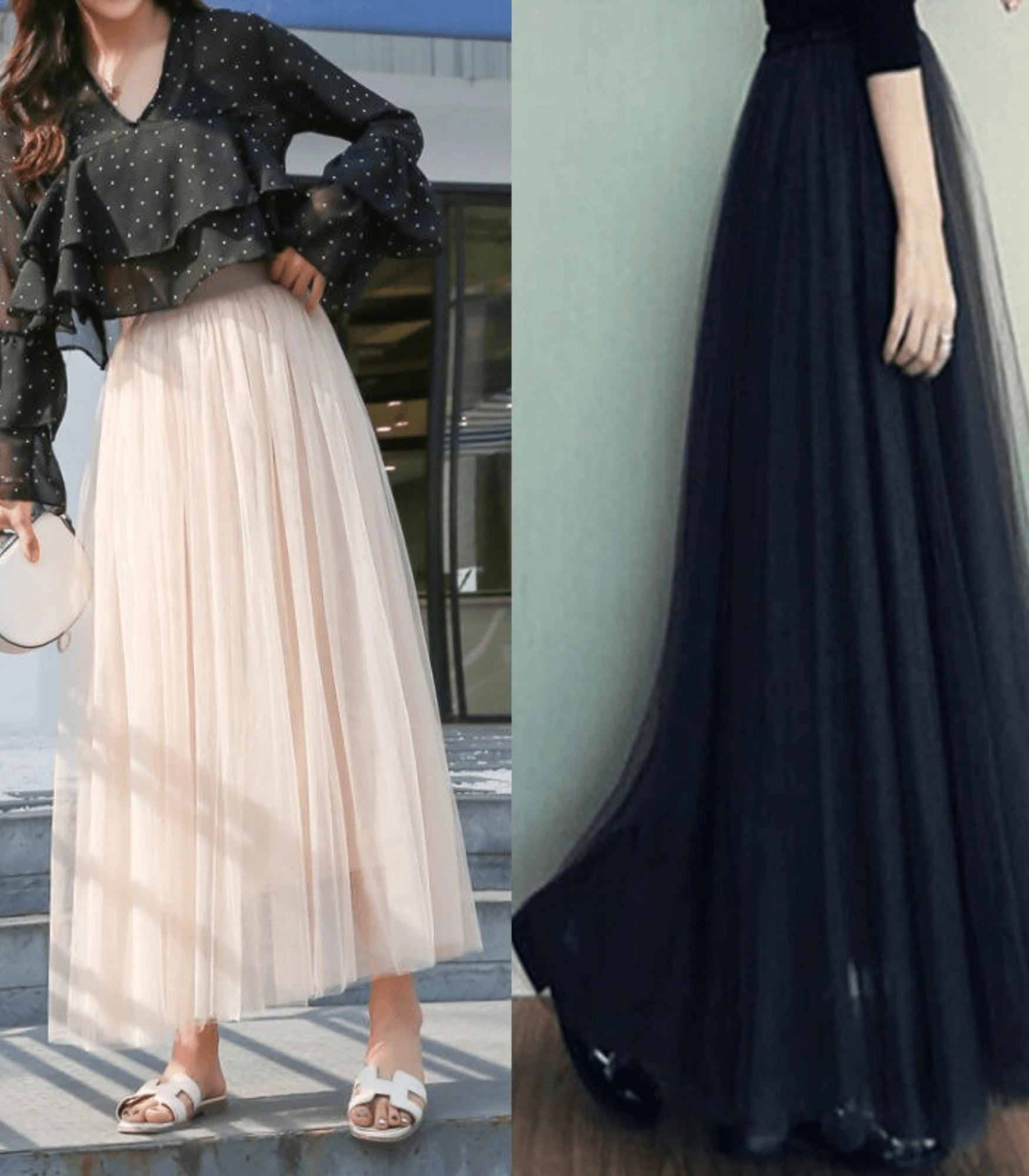 Chic High-Waist Ankle-Length Skirt