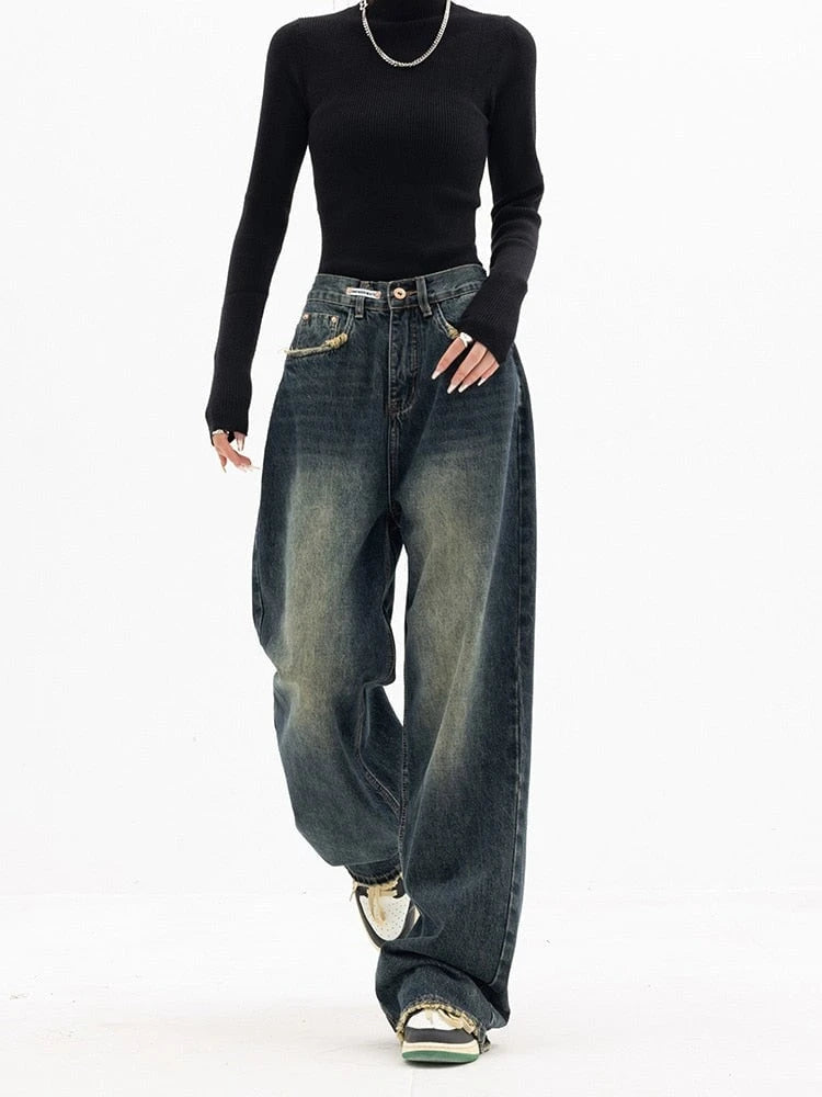 Women's Vintage Baggy Jeans