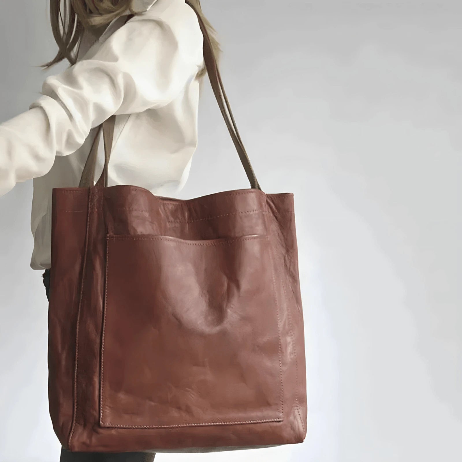 Women's large shoulder bag brown