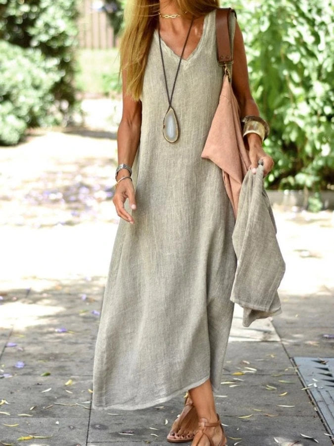 Maxi Linen Dress