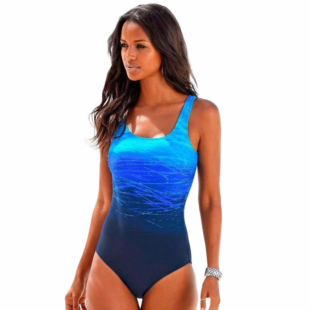 One-Piece Swimsuit for Sports Use