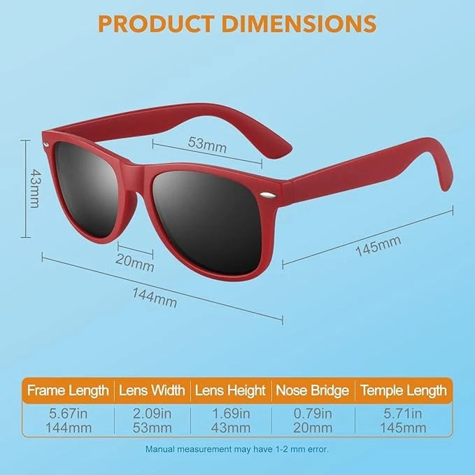80s Retro Polarized Sunglasses