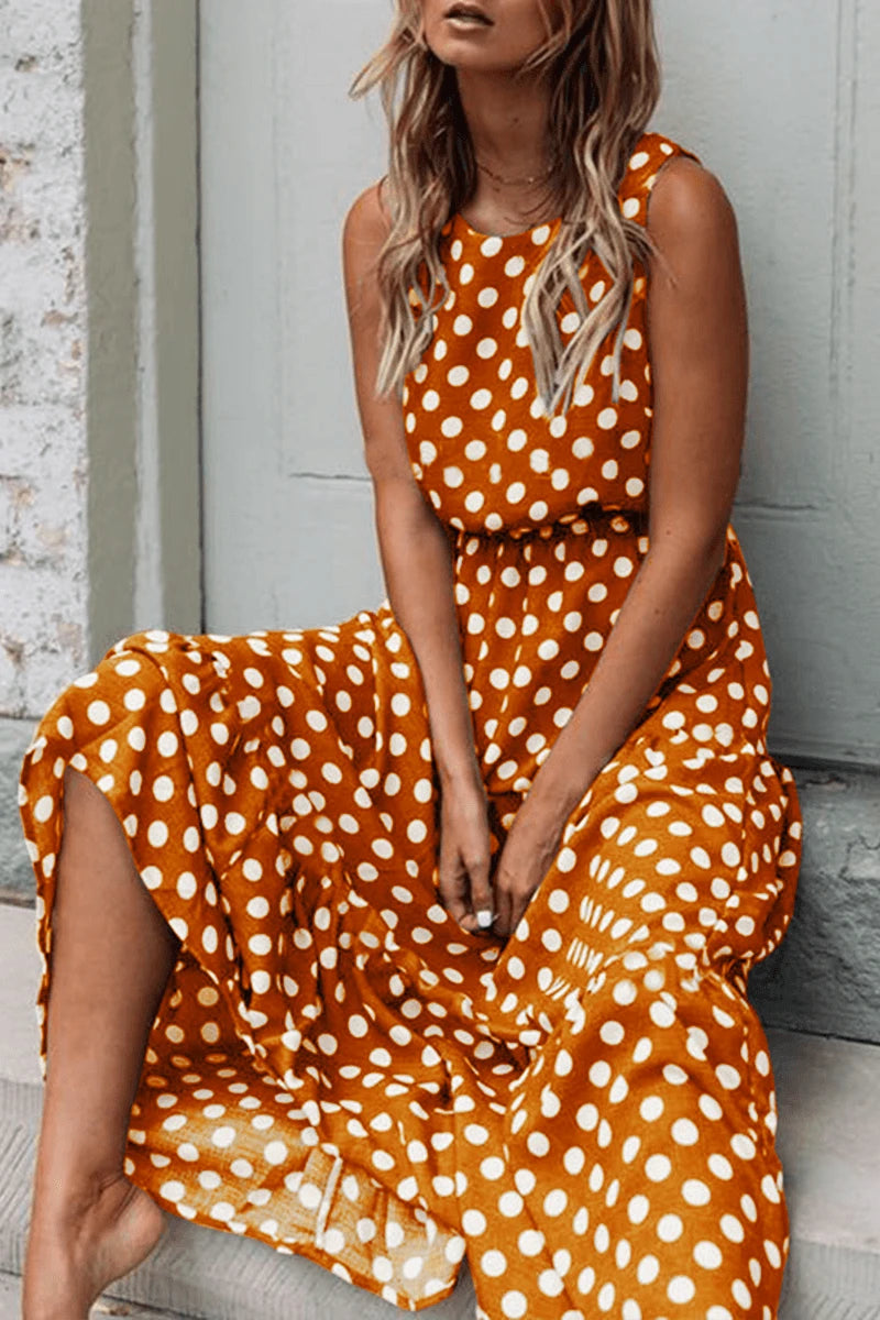 Dot Patchwork Dress