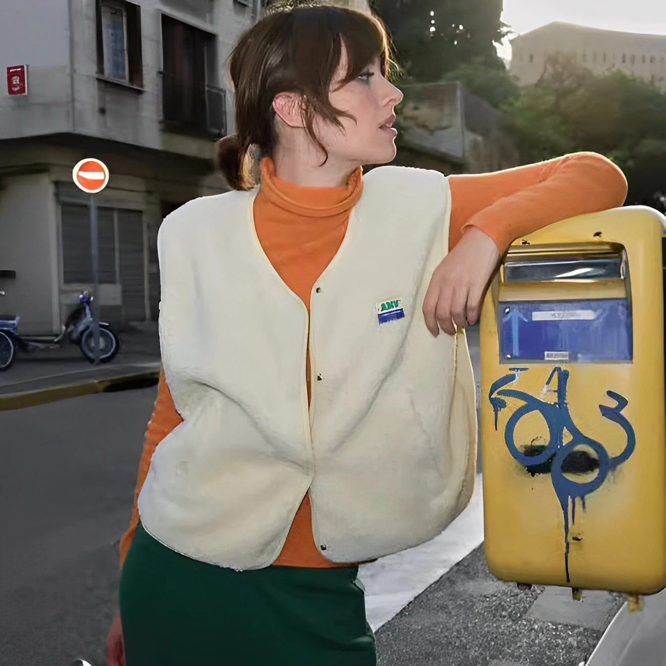 Women's Vest with Simple Button Closure