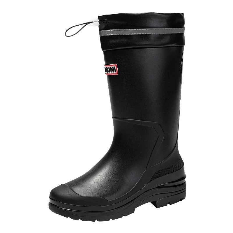 Women's Functional Rubber Boots with Reinforced Ankle Protection and Slip-Resistant Sole