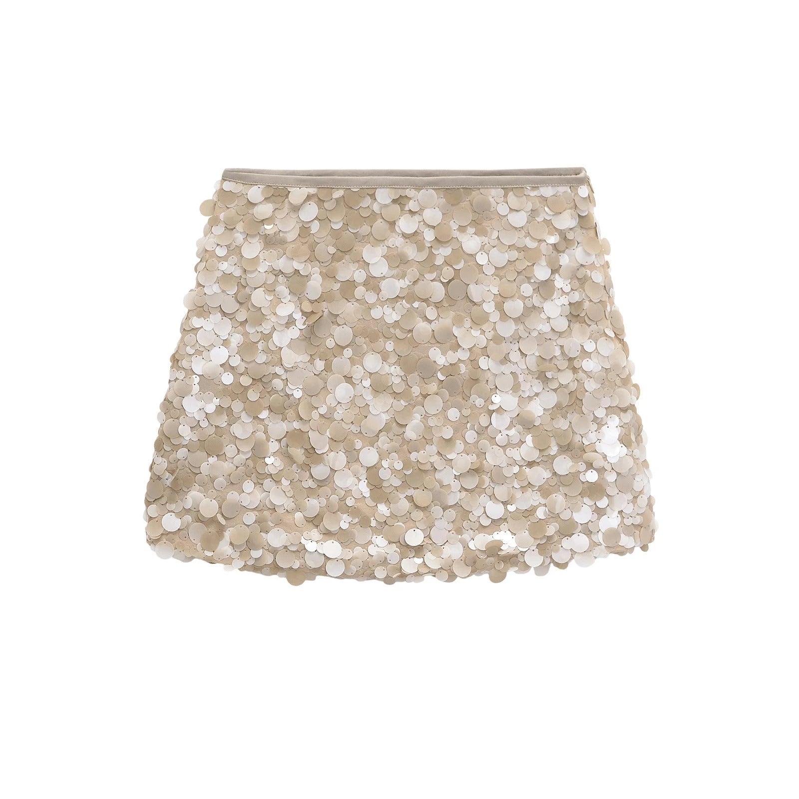 Femme Sequined Mini Skirt