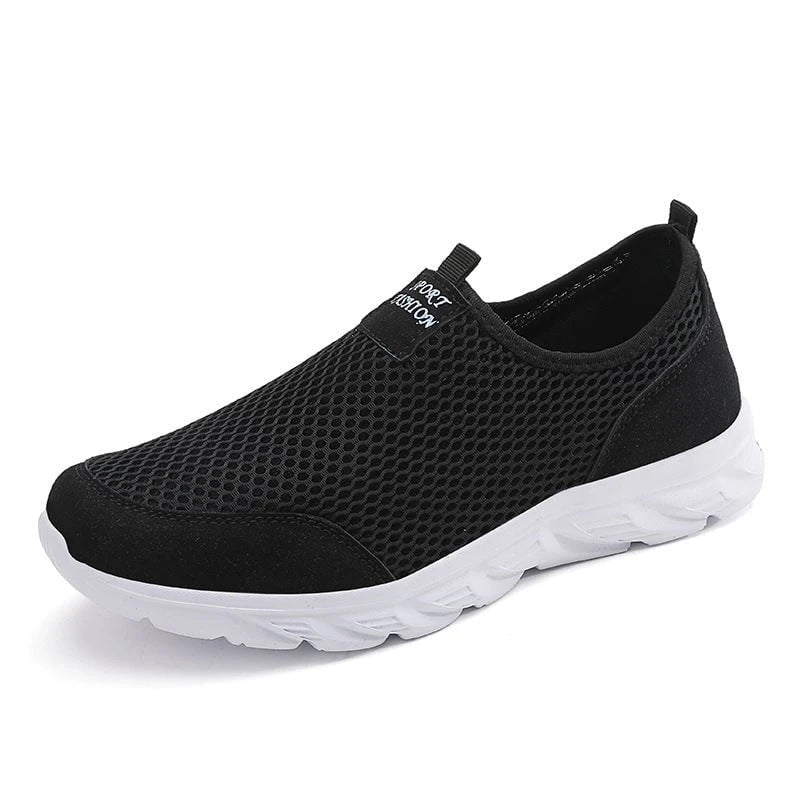 Men Breathable Slip-On Walking Sneakers