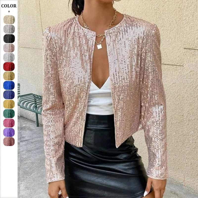 Ladies Glittering Cardigan
