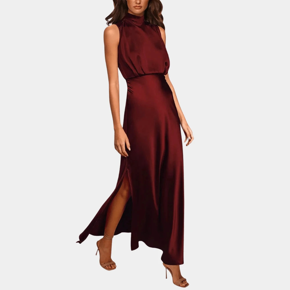 Elegant Women's Dress With Slit