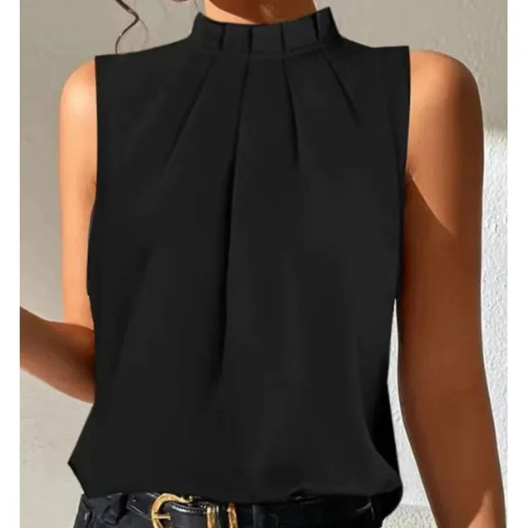 Casual Pleated Top
