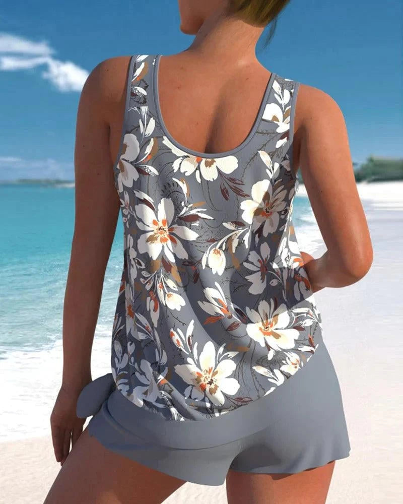 Tankini Swimsuit Stylish Two-Piece Swimsuit Set