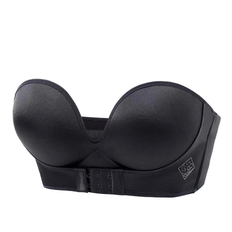 Strapless Bra - Women - Comfort Bra with Push-Up Effect and Perfect Fit