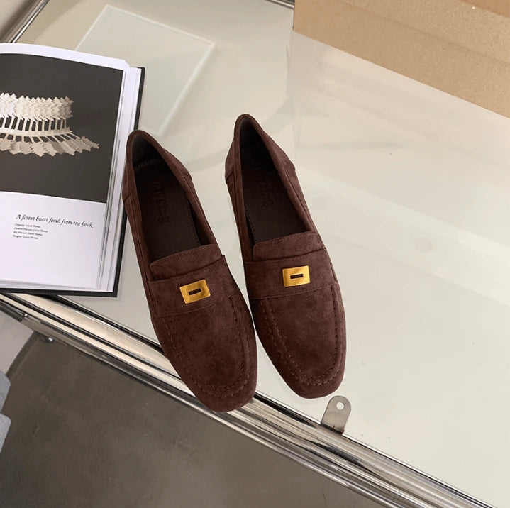 British Shoes Made of Lightweight Suede