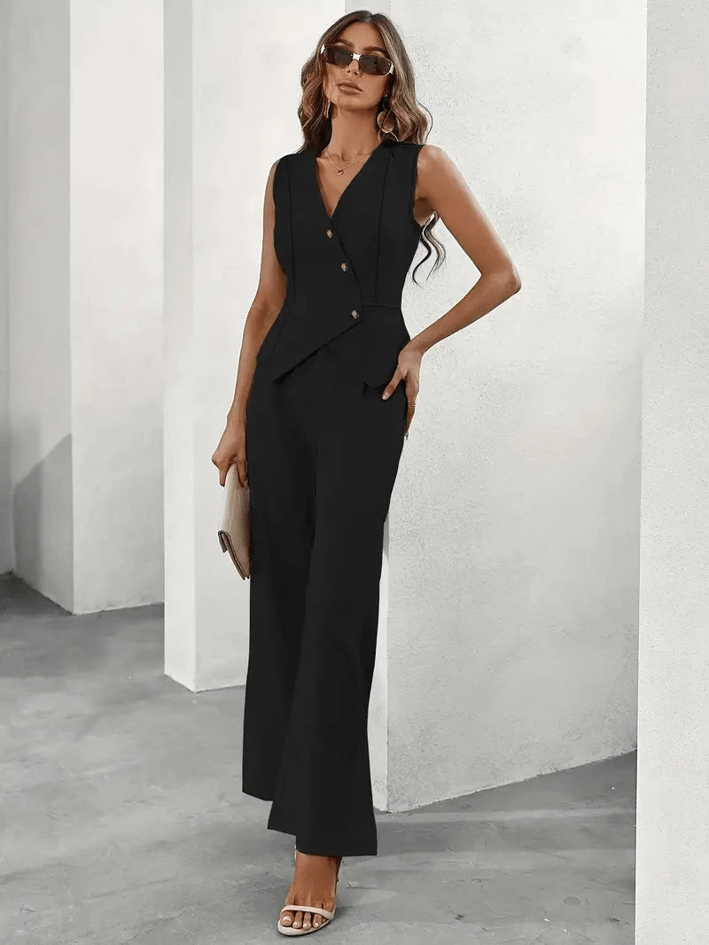 Elegant Jumpsuit Set For Any Occasion Women's Suit