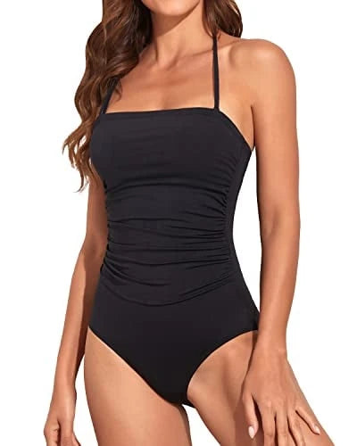 Belly Control One-Piece Bikinis Strapless Swimsuits For Women