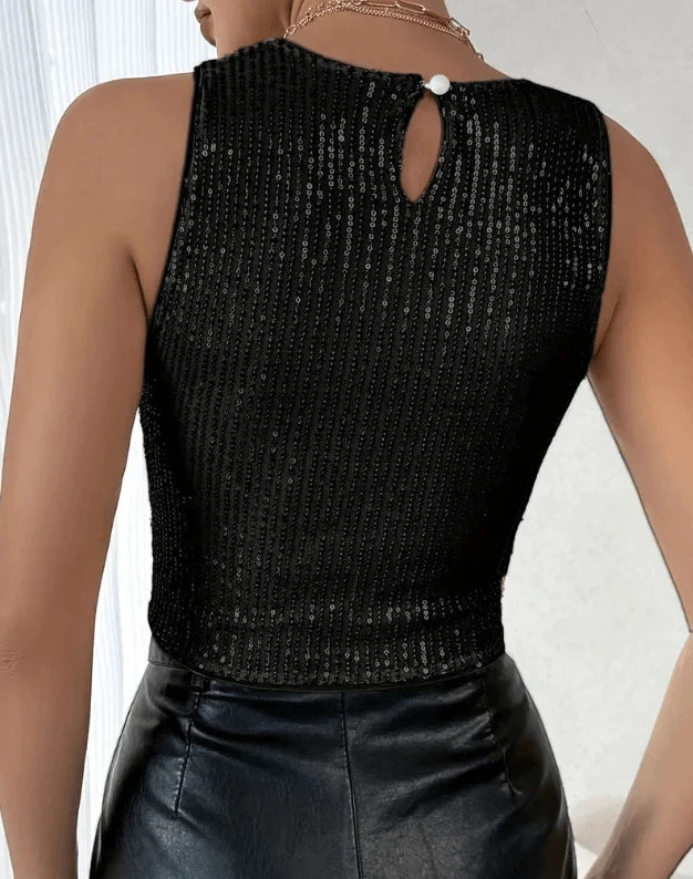 Sparkling Sequin Top For A Glamorous Look