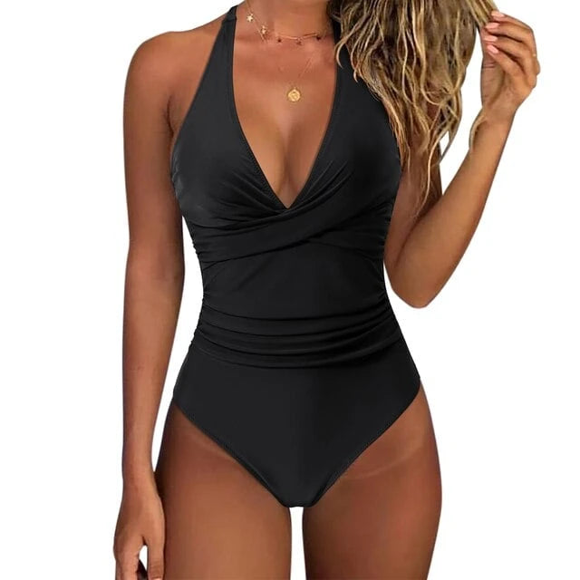 Elegant Push Up Swimsuit With High Waist
