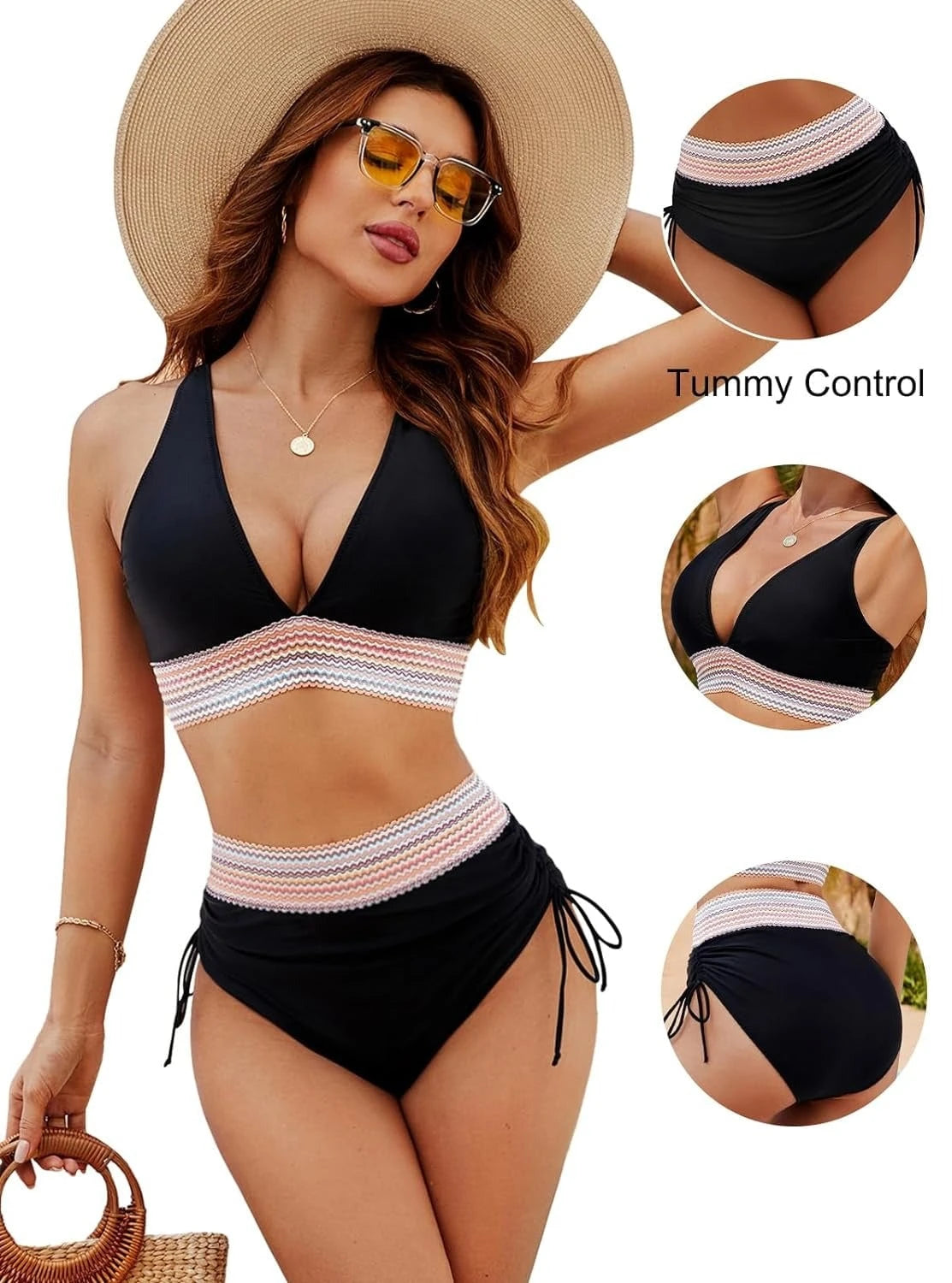 Bikini With High Waist And Tummy Control