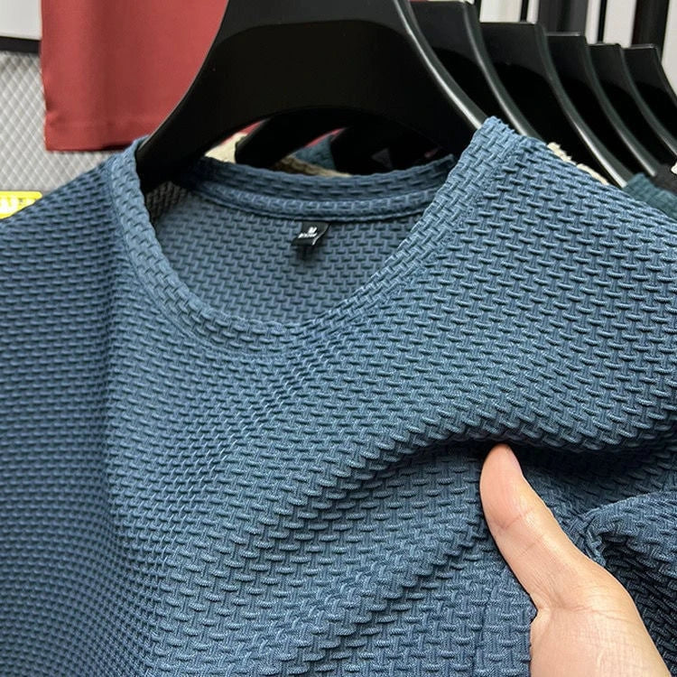 Bamboo Ice Silk Short Sleeve Shirt