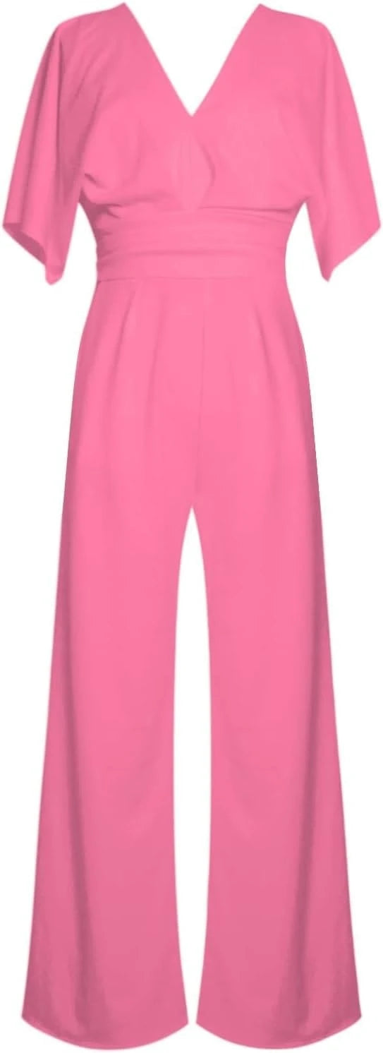 Elegant V-Neck Jumpsuit