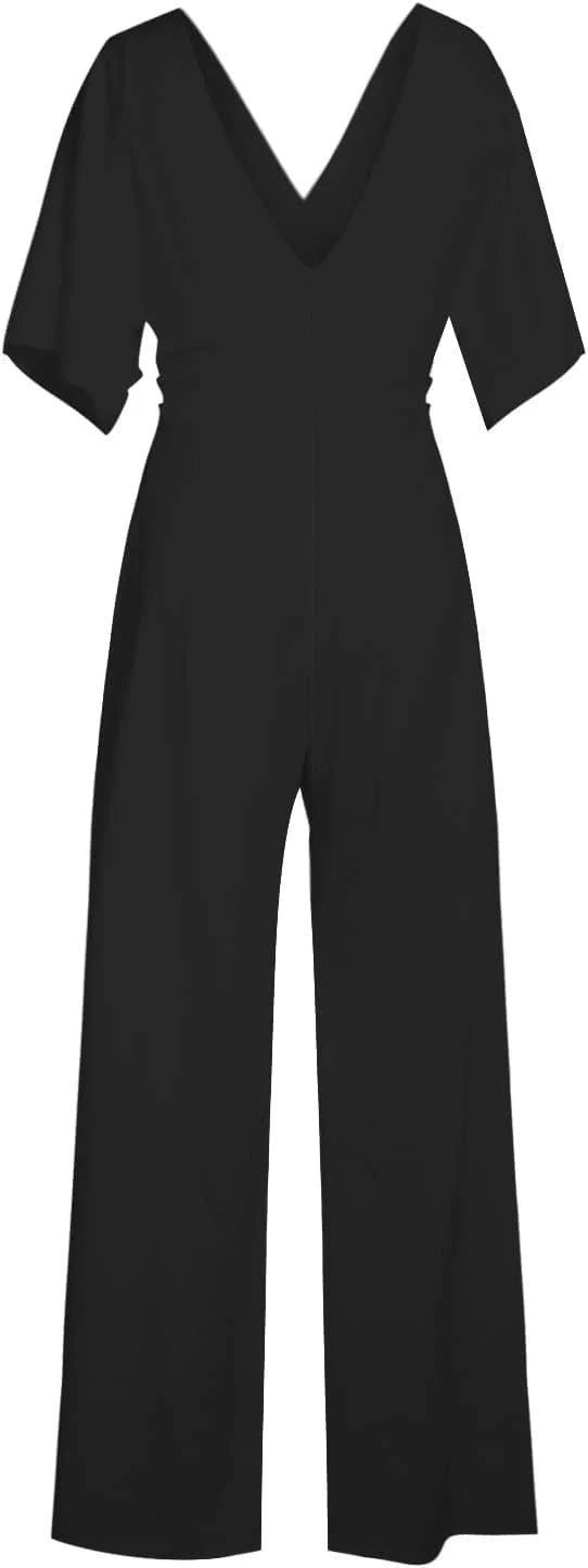 Elegant V-Neck Jumpsuit