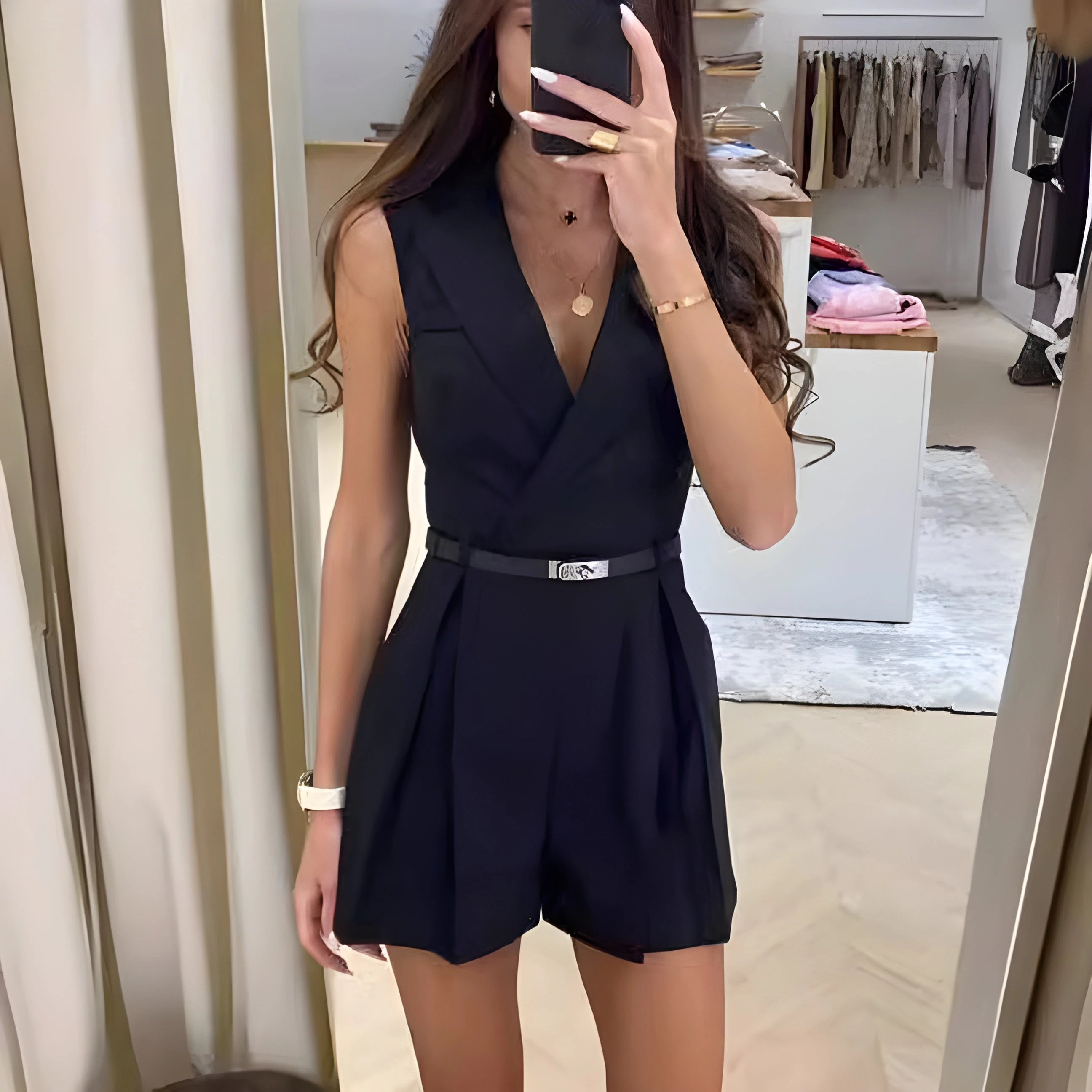 Anastasiastylish Sleeveless Jumpsuit