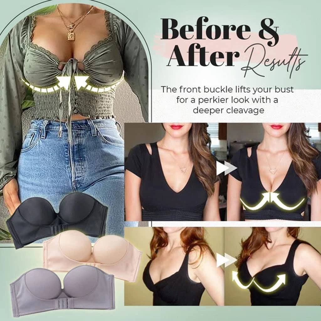 Comfybrastrapless Push-Up Bra (1+1 )