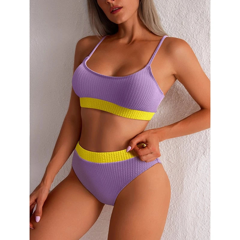 Bikini comfortable Bikini With High-Waist Bottom