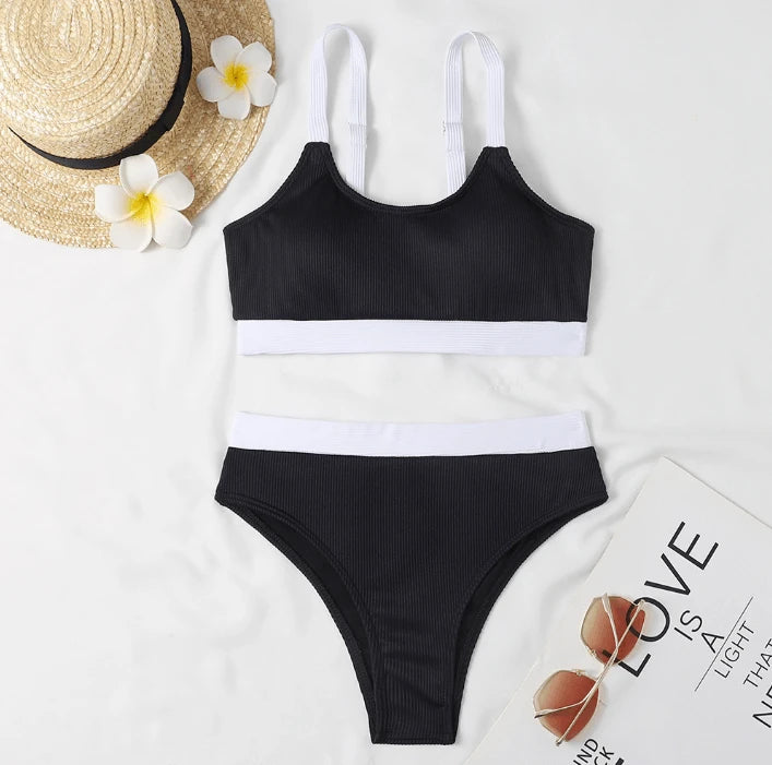 Bikini comfortable Bikini With High-Waist Bottom