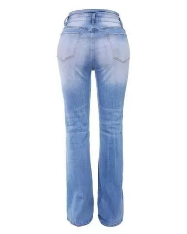Hollyvintage Fitted Flare Jeans