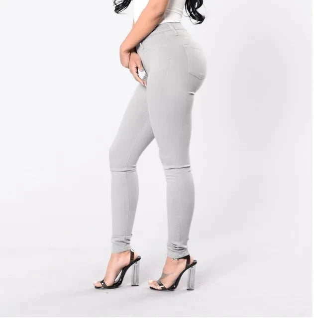 High Waist Skinny Office Women's Jeans