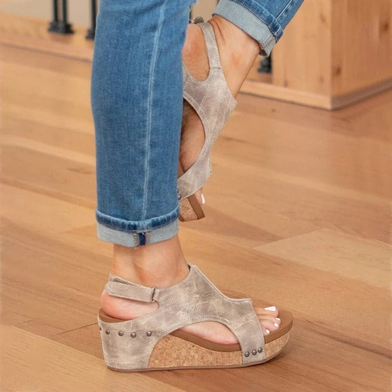 Summer Sandals Made Of Leather