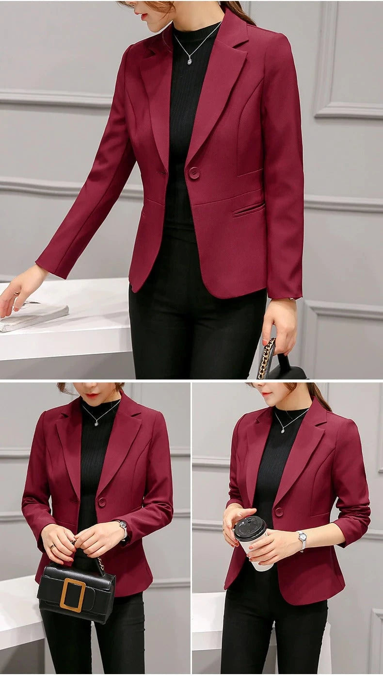 Casual Pockets Short Blazer