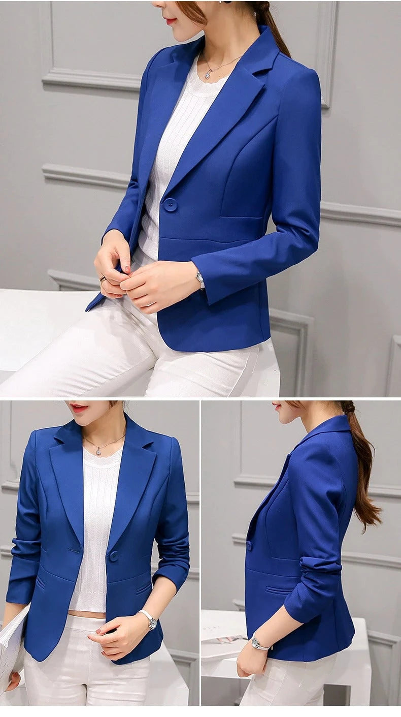 Casual Pockets Short Blazer
