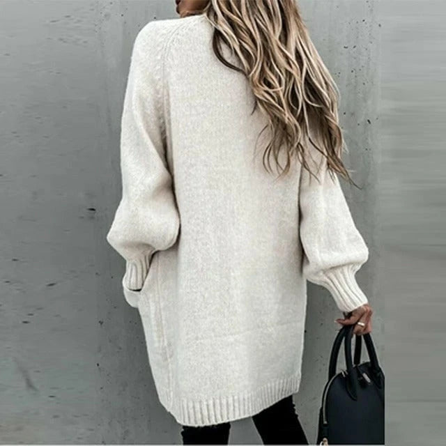 Long, Soft Women's Cardigan With a Casual Fit
