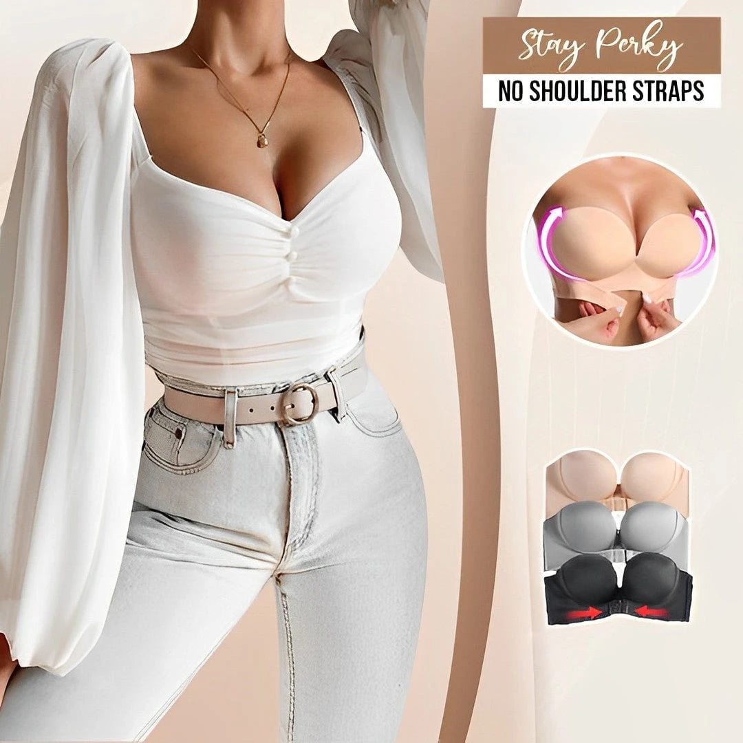 Strapless Push-up Bra for Maximum Lift