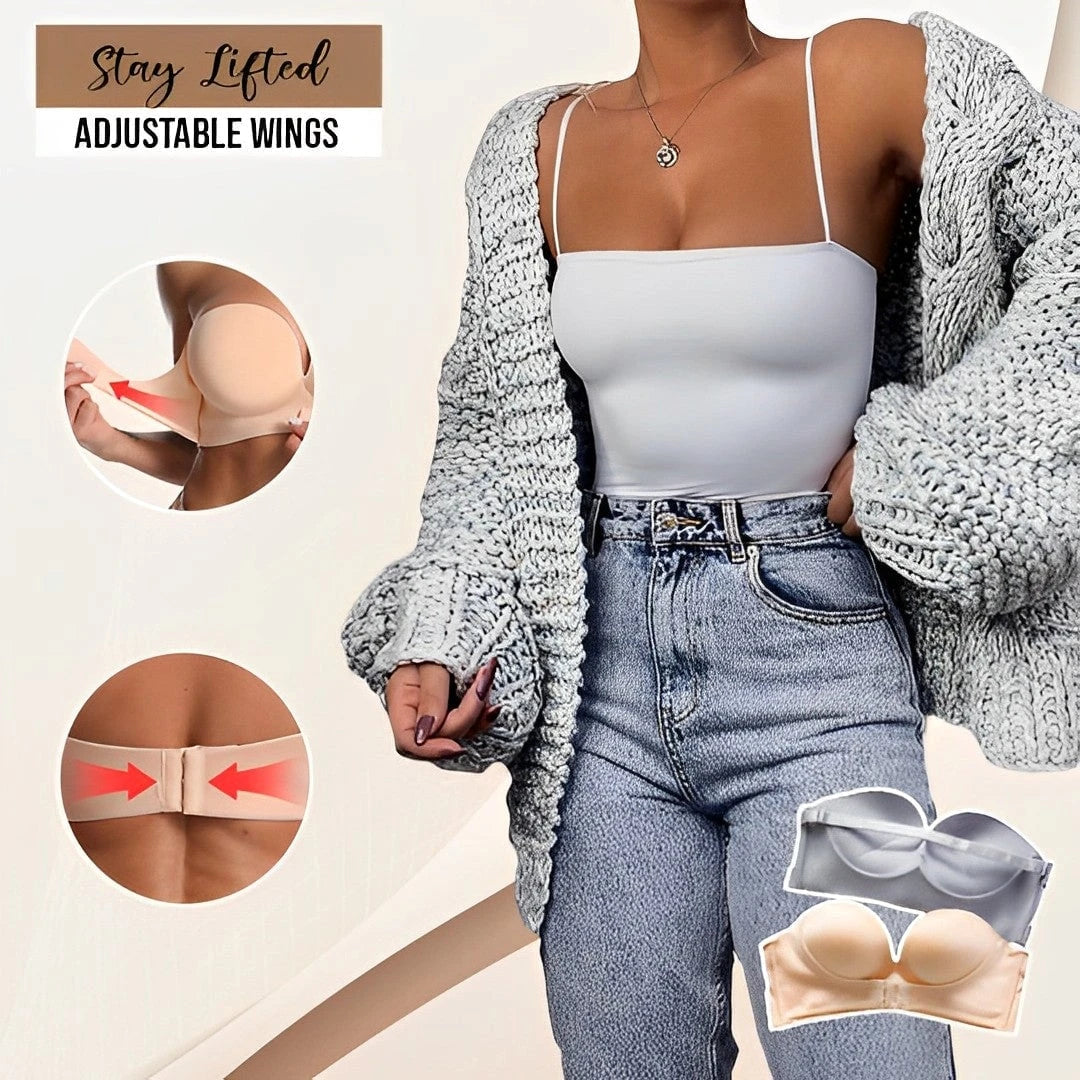 Strapless Push-up Bra for Maximum Lift