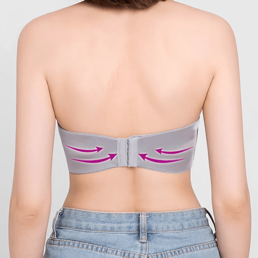 Strapless Push-up Bra for Maximum Lift