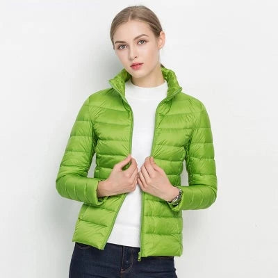 Light Down Jacket With Urban Elegance