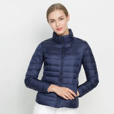 Light Down Jacket With Urban Elegance