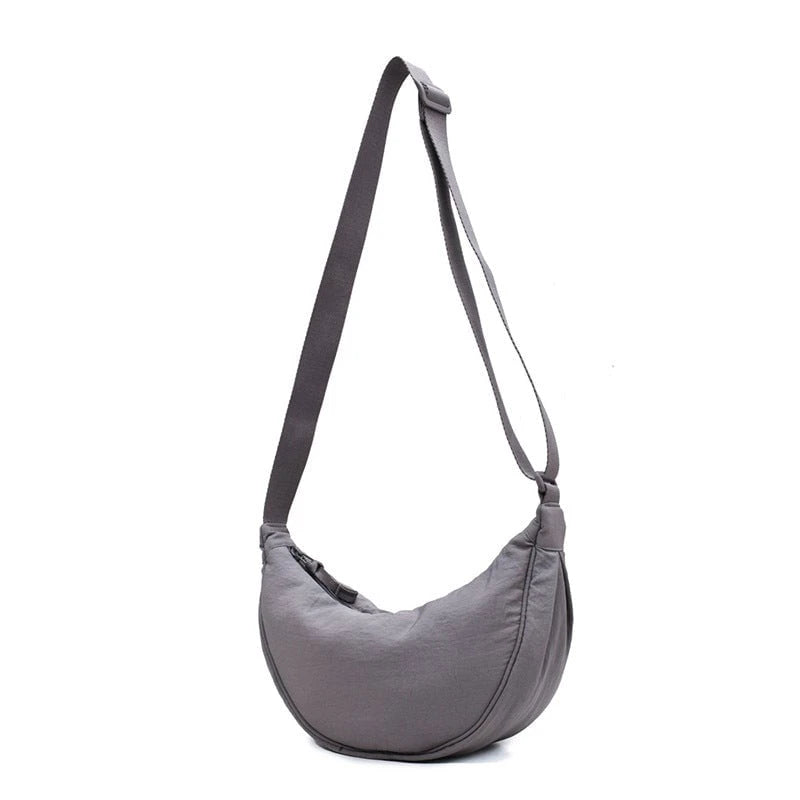 Women's Shoulder Bag Half Moon With Adjustable Strap