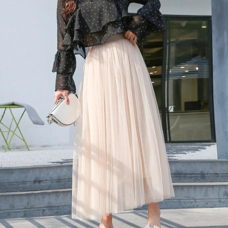 Maxi Tulle Skirt