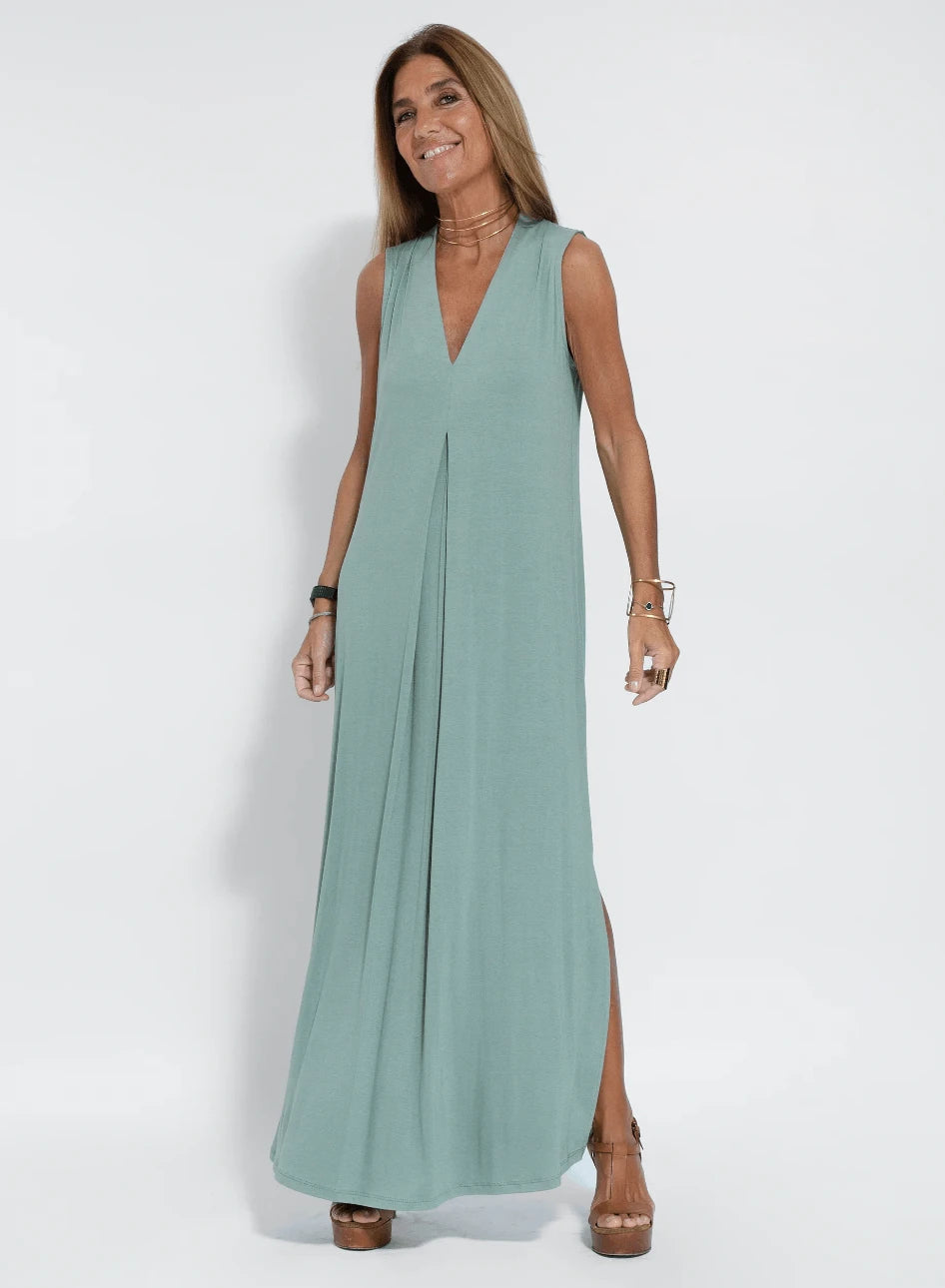 Set of Long Slimming Dress and Vest