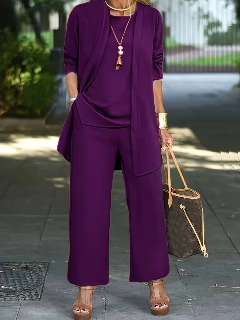 Elegant Three-piece Ensemble for Women