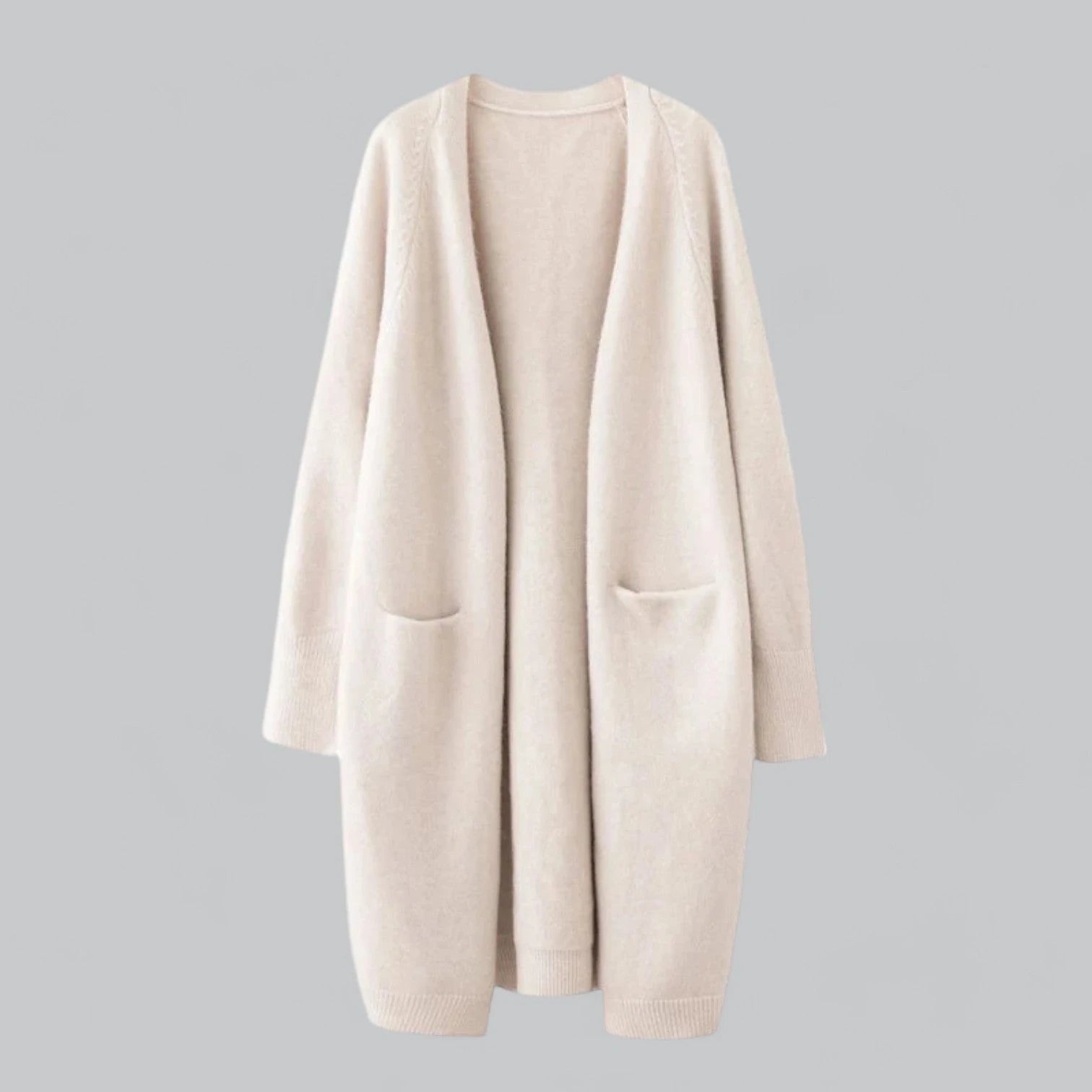 Classic Long Cashmere Cardigan for Women