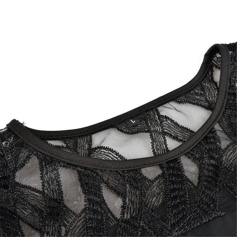 Elegant Plus Size Midi Dress for Women