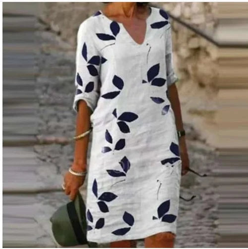 Stylish and Cozy Linen Dress