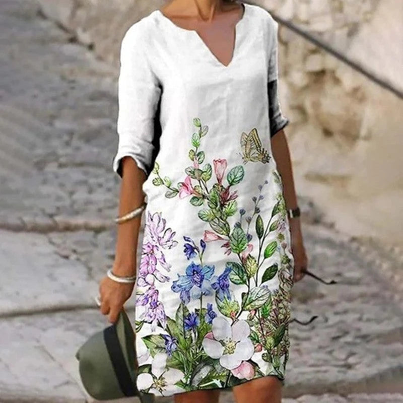 Stylish and Cozy Linen Dress
